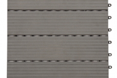 WPC dlaždice přímková - šedý kámen - BET komposit