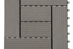 WPC dlaždice zámecká - šedý kámen - BET komposit
