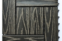 WPC dlaždice zámecká rustikal - šedý kámen - BET komposit